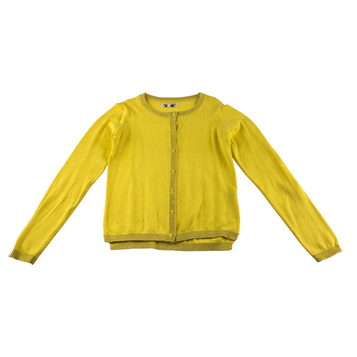 Plazaitalia 9-10 years yellow  knitwear cardigan