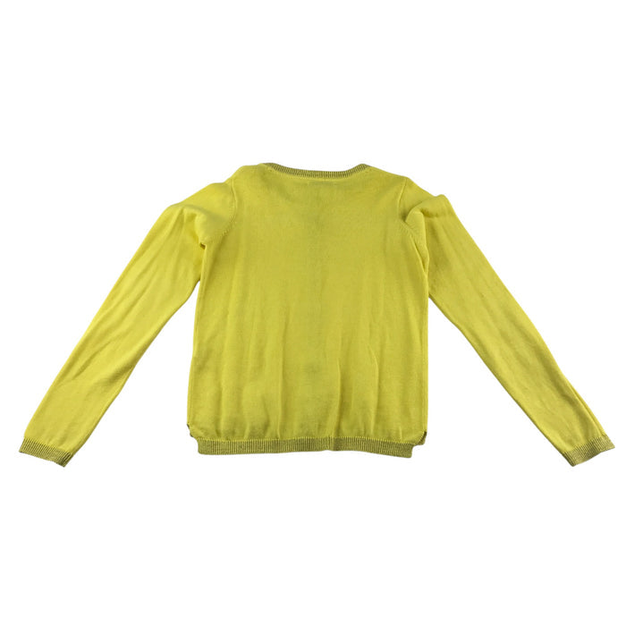 Plazaitalia 9-10 years yellow  knitwear cardigan