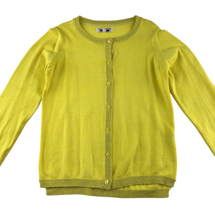 Plazaitalia 9-10 years yellow  knitwear cardigan