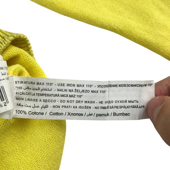 Plazaitalia 9-10 years yellow  knitwear cardigan