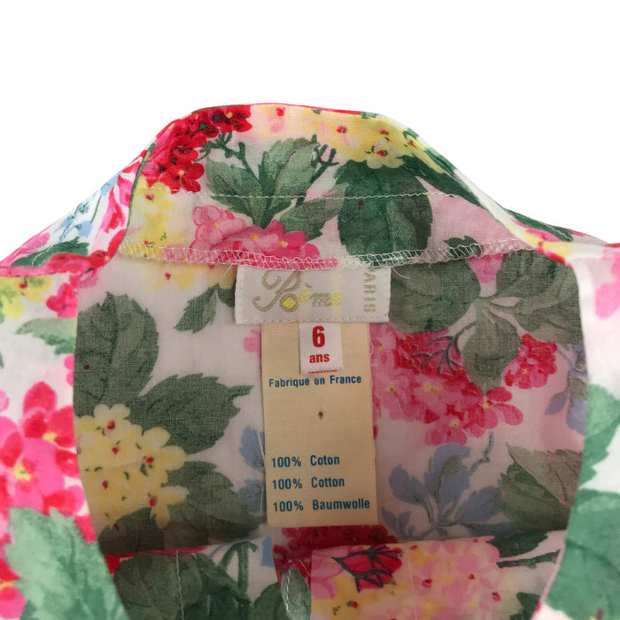 Poeme 5-6 years white bolero floral cardigan