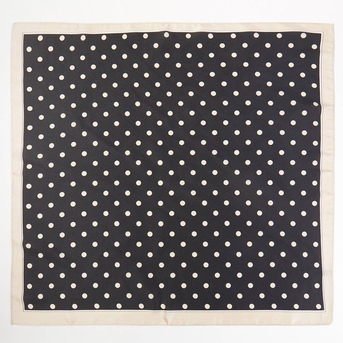 Polka Dots Print Silky Banda