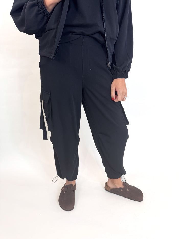 Poppy Cinch Hem Parachute Pants