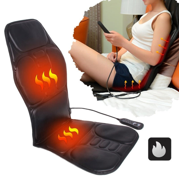 Portable Back Seat Massage Chair Pad Cushion