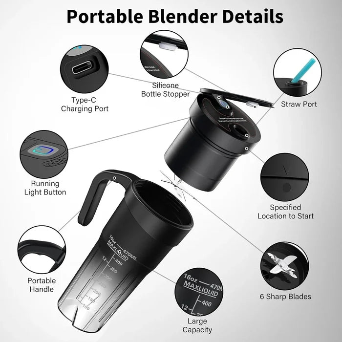 Portable Blender For Shakes And Smoothies