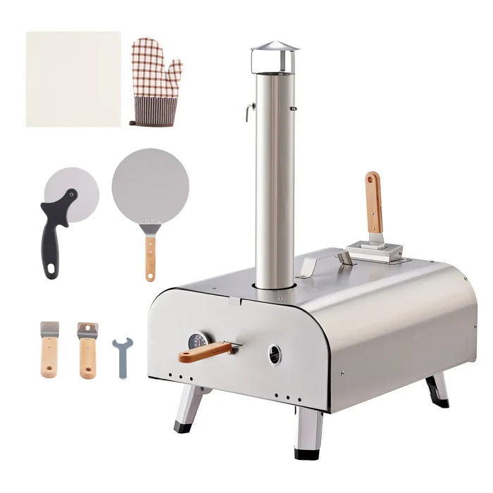 Portable Home Outdoor DIY Solo Pizza Cooker Oven Set