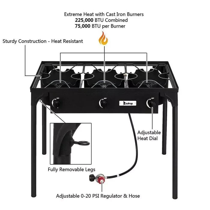 Portable Propane Camp Stove