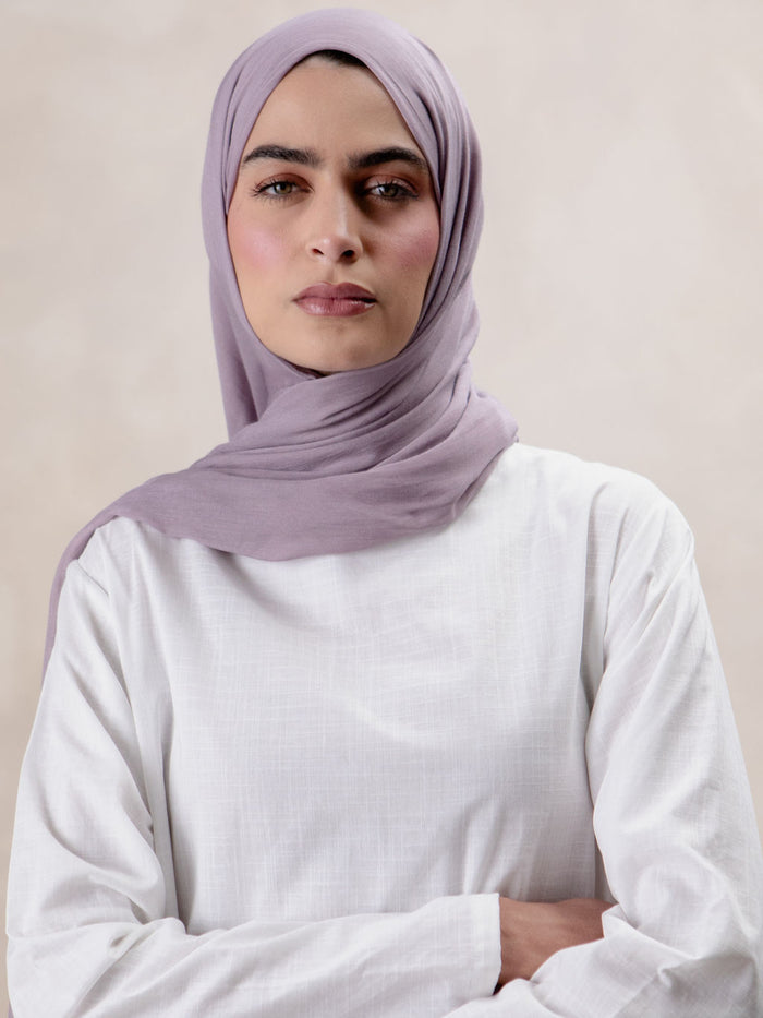 Premium Modal Hijab Lilac