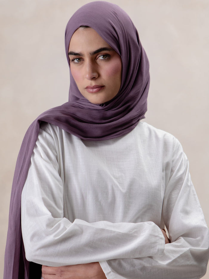 Premium Modal Hijab Violet