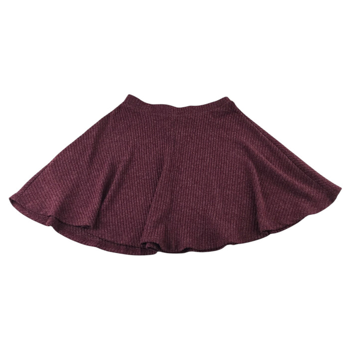 Primark 11-12 years burgundy red skirt polyester viscose