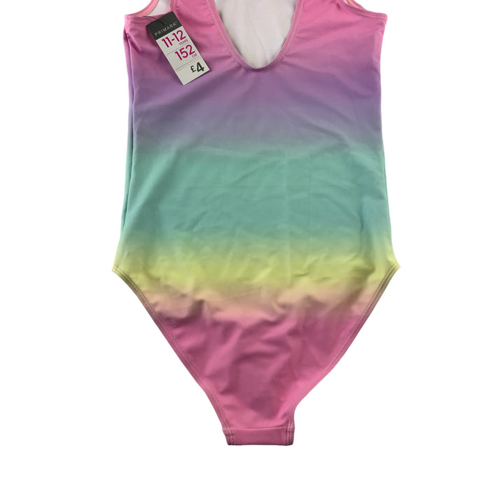 Primark 11-12 years multi-colour mermaid squad swimsuit
