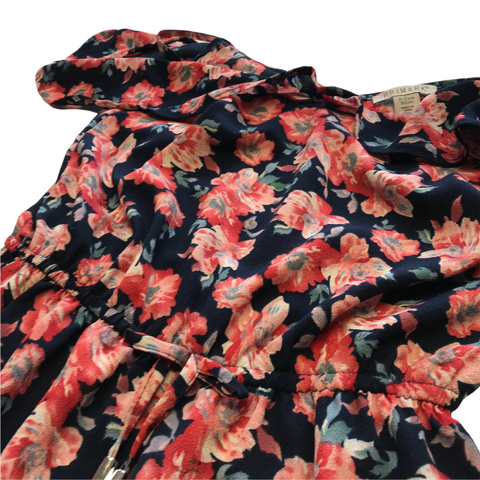 Primark 11-12 years red floral jumpsuit