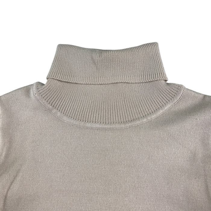 Primark 4-5 years sand plain turtle-neck long sleeve jumper