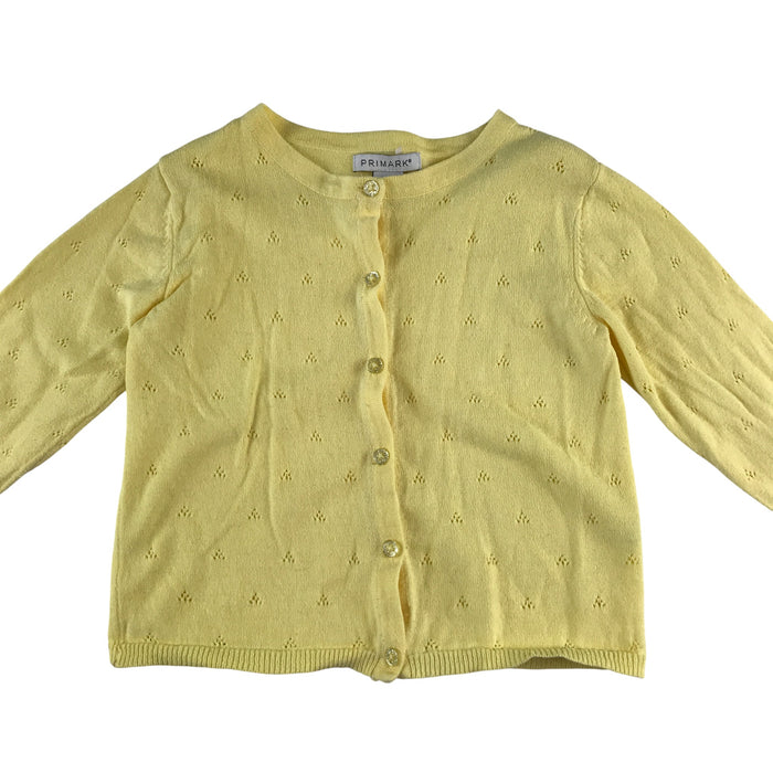 Primark 5-6 years yellow knitwear cardigan