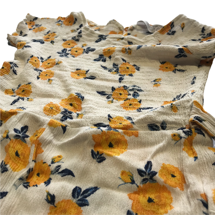Primark 6-7 years white floral jumpsuit