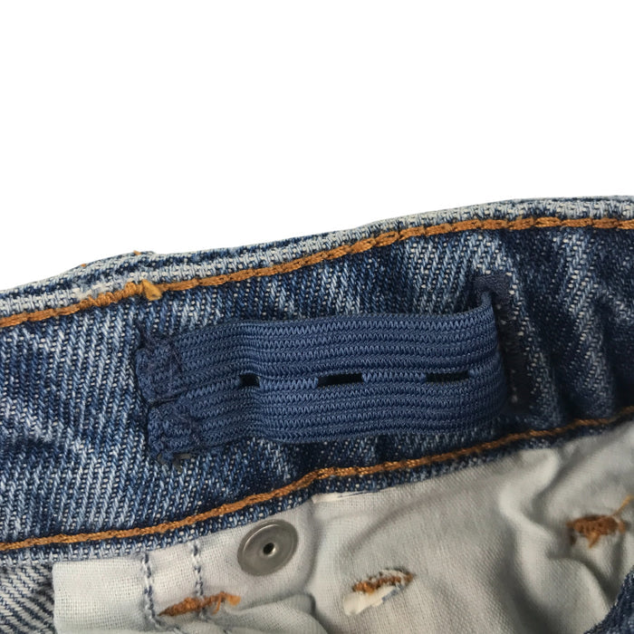 Primark 7-8 year blue ripped knee mom style jeans