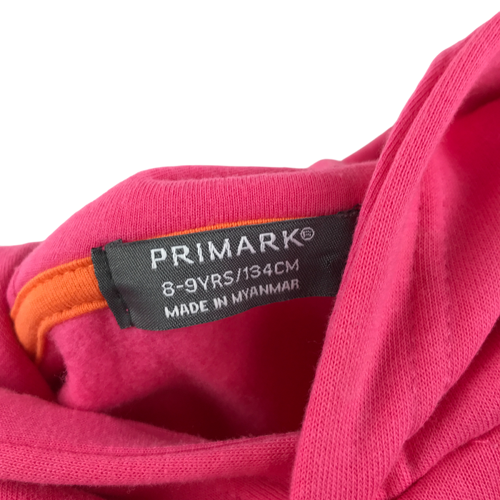 Primark 8-9 years pink hoodie