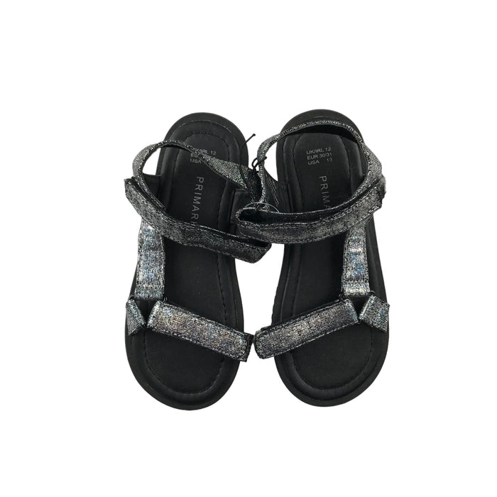 Primark size UK 12 (jr) silver sparkly sandals