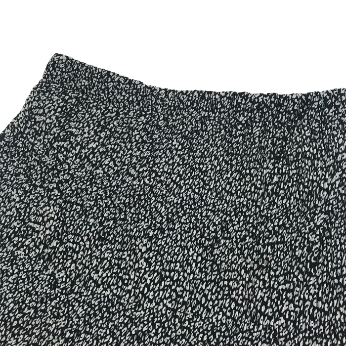 Primark women's UK 12 black white animal mini skirt