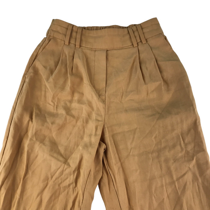 Primark womens UK 6 tan pleated joggers