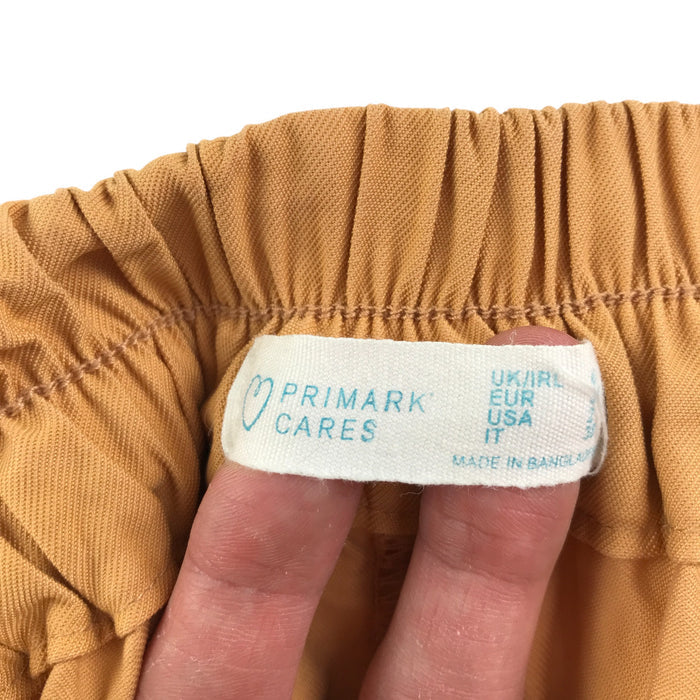 Primark womens UK 6 tan pleated joggers