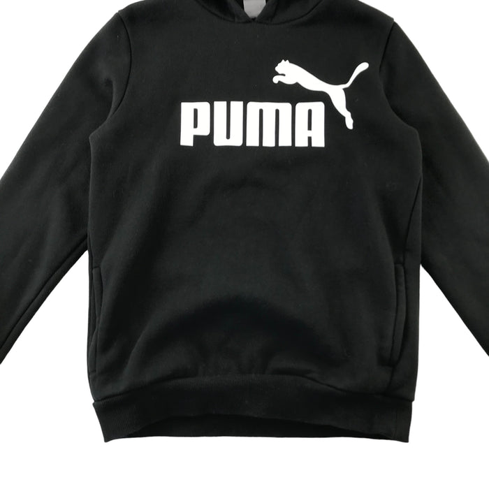Puma 10-12 years black plain pullover