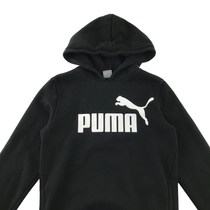 Puma 10-12 years black plain pullover