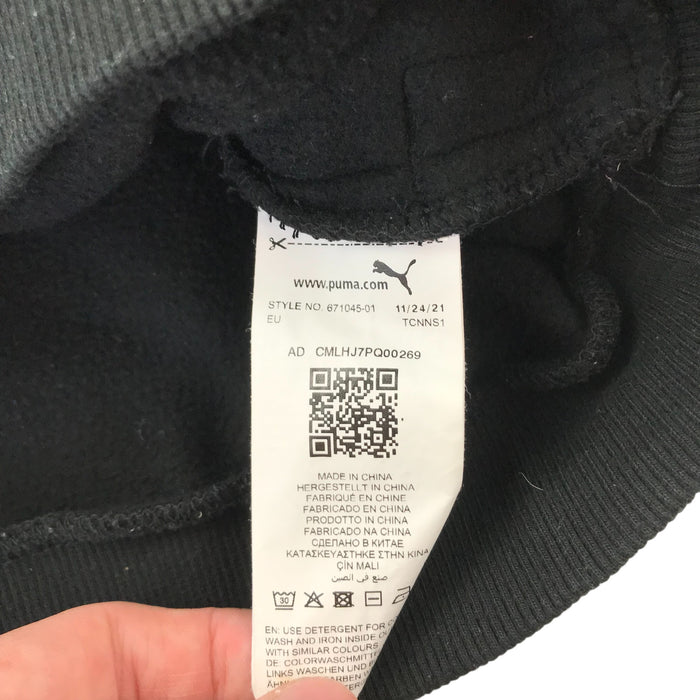 Puma 10-12 years black plain pullover