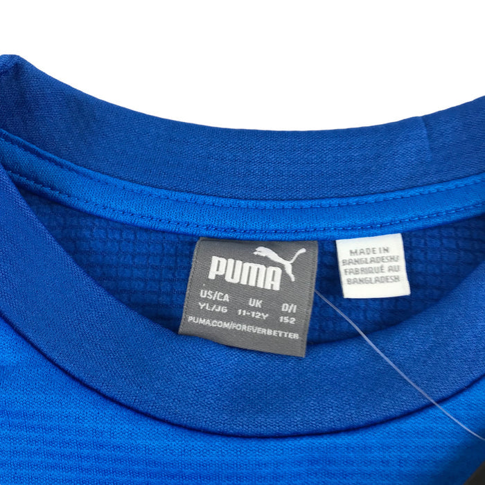 Puma 11-12 years royal blue long sleeve karate sweater