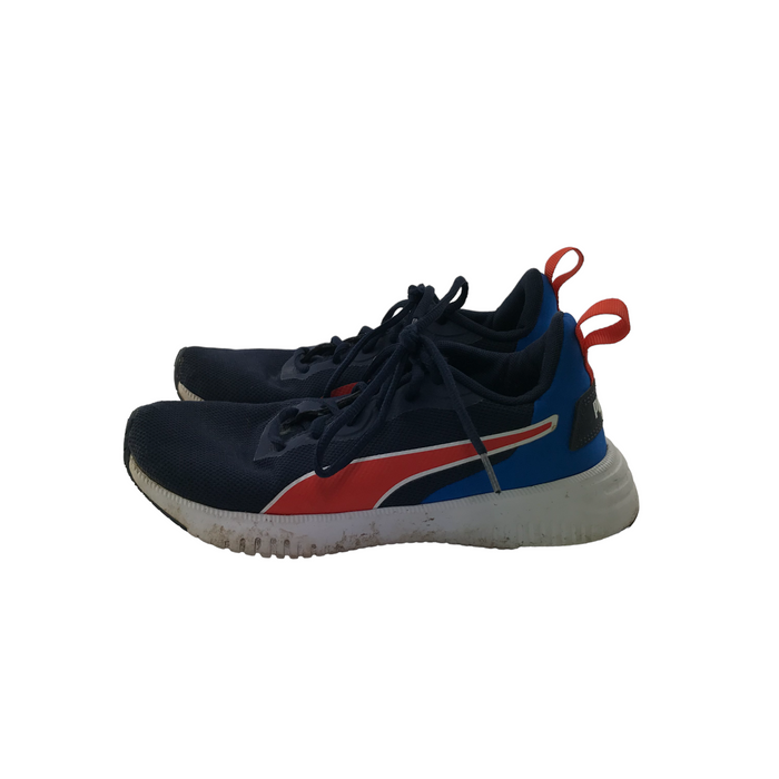 Puma size UK 4 navy red trainers