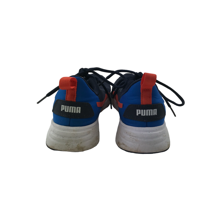Puma size UK 4 navy red trainers
