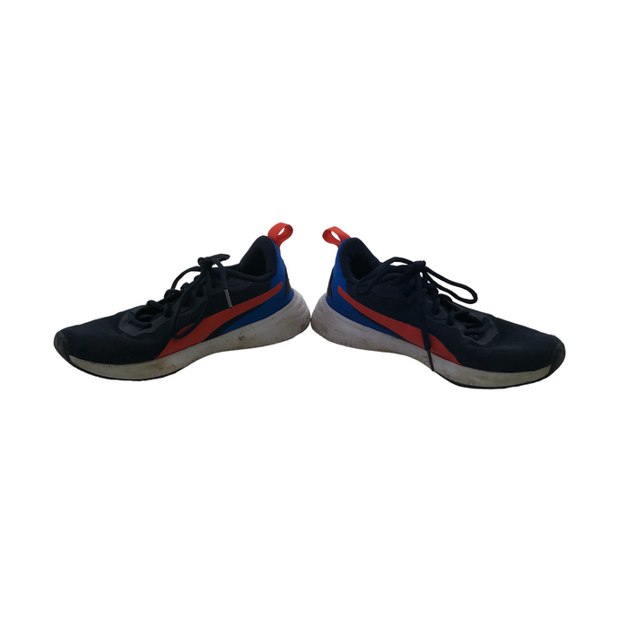 Puma size UK 4 navy red trainers