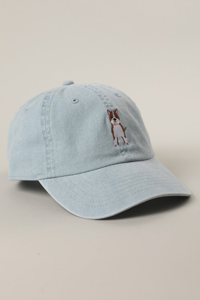Puppy Love Embroidered Baseball Cap
