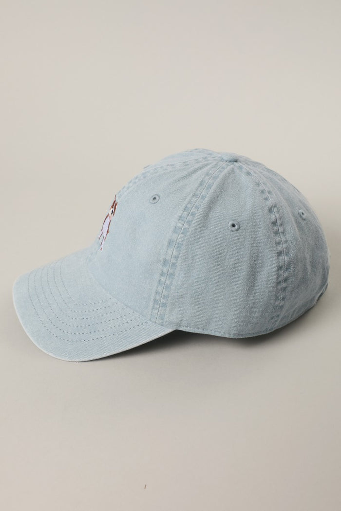 Puppy Love Embroidered Baseball Cap