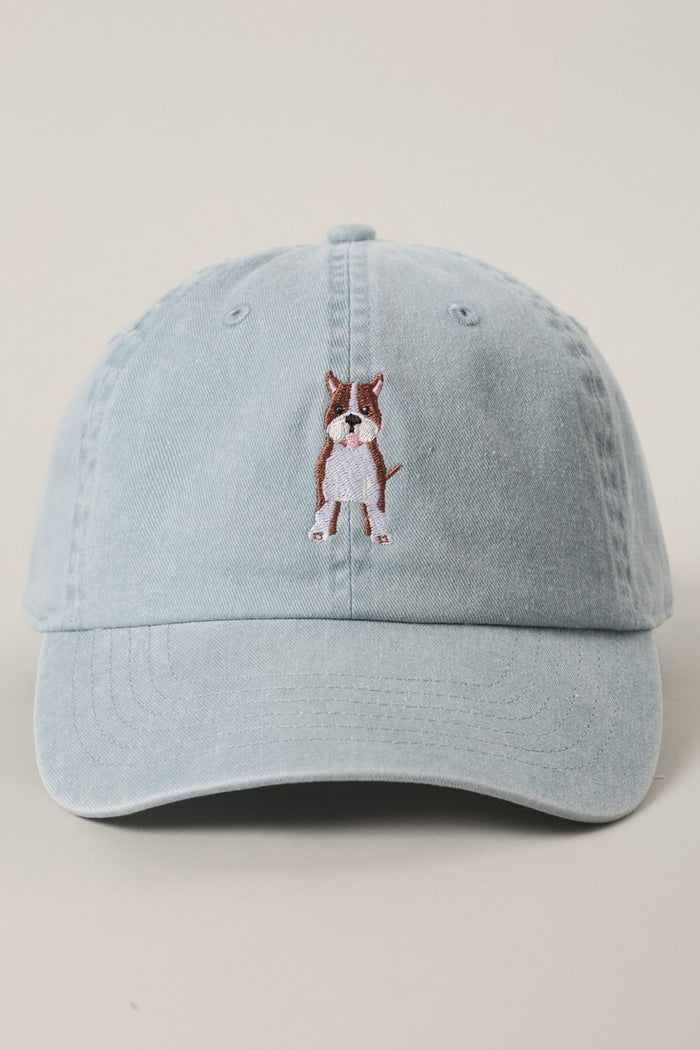 Puppy Love Embroidered Baseball Cap