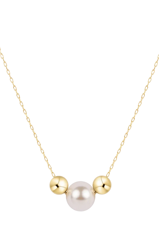 Purpose Pearl 16" Necklace Gold