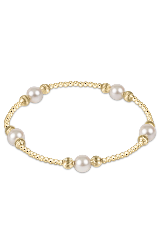 Purpose Pearl 6mm Dignity Gold Bracelet