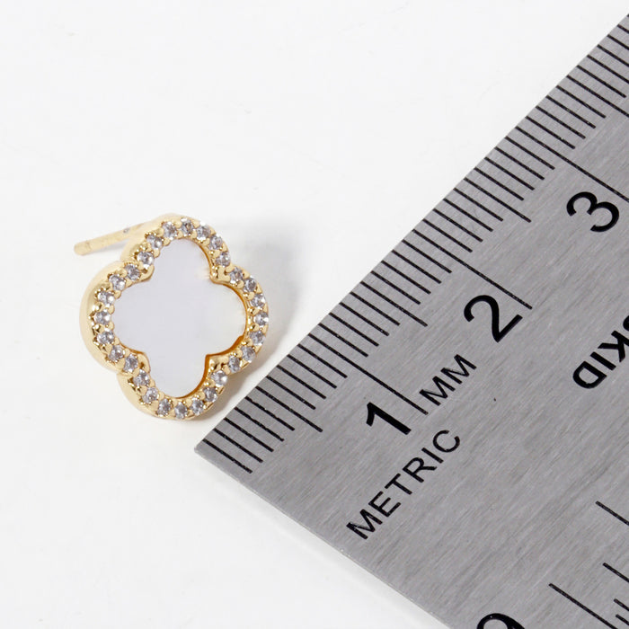 Quatrefoil Stud Earrings