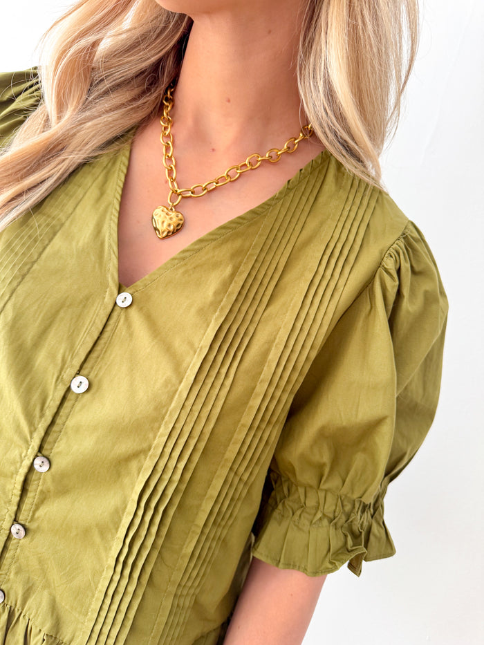 entro Quinn Ruffle Hem Blouse – women's blouse