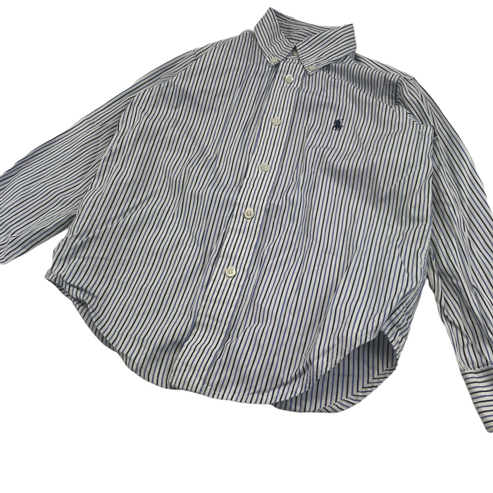 Ralph Lauren 5 years white striped shirt