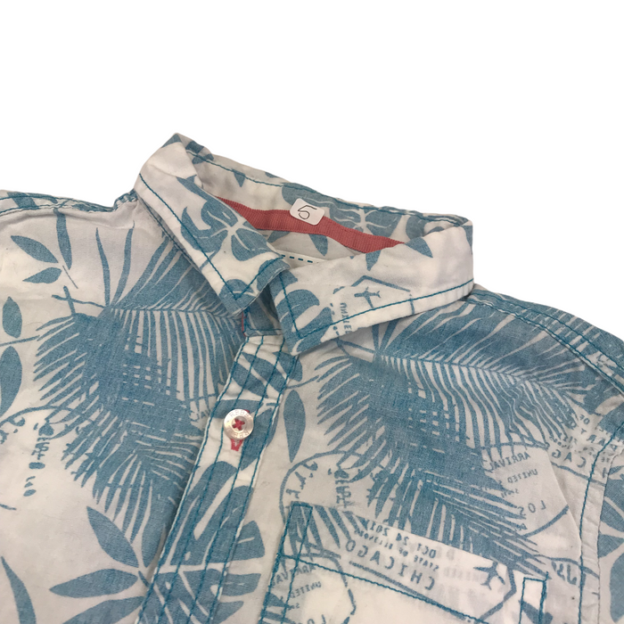 Rebel 5 years floral white shirt