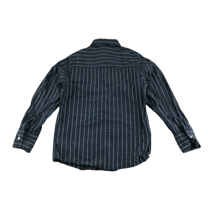 Rebel 7-8 years blue striped cotton shirt