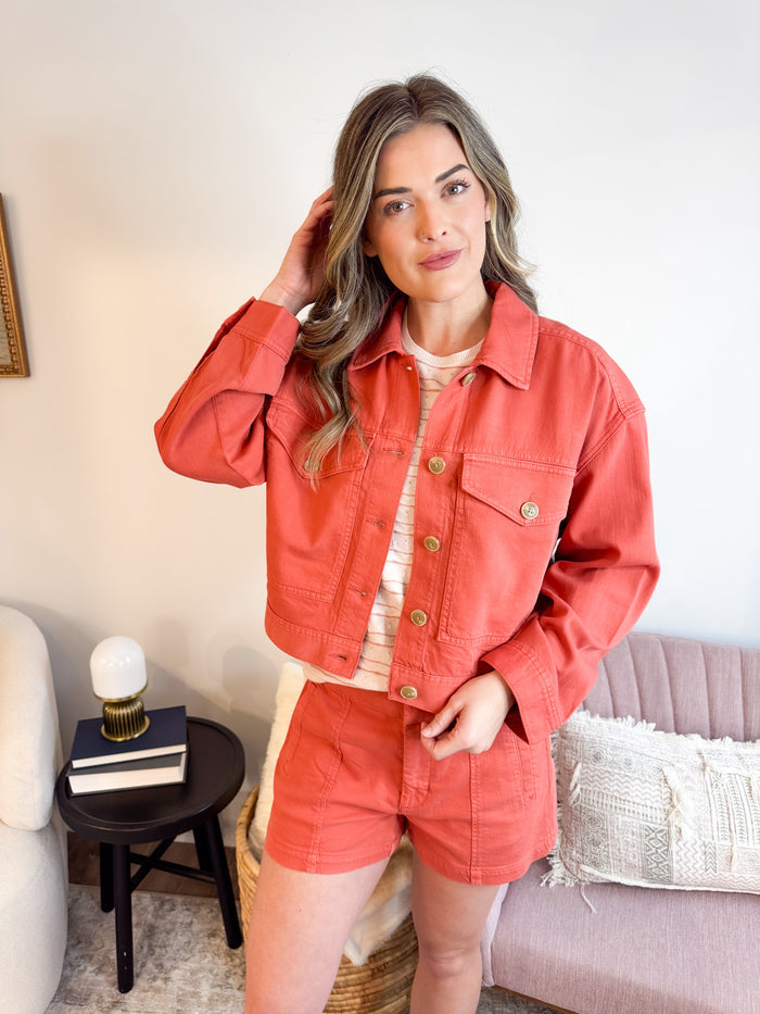 Red Clay Trouser Short
