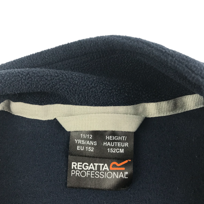 Regatta size 11 navy zipped fleece