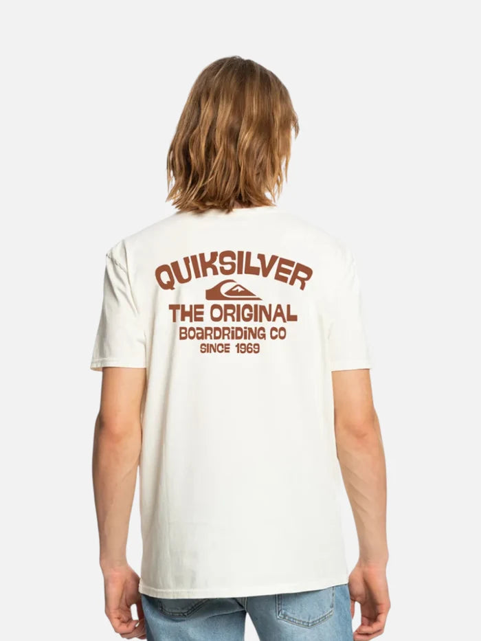 Remera Quiksilver Far Out Dust Crudo