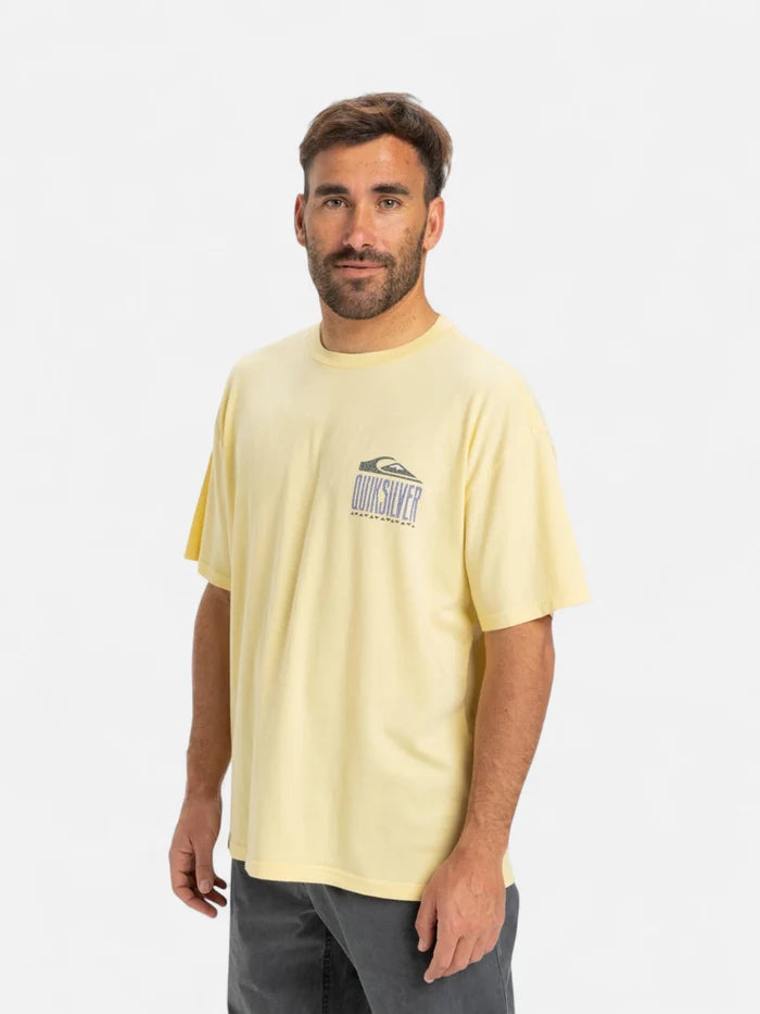 Remera Quiksilver GH QS World Force Amarillo Pastel