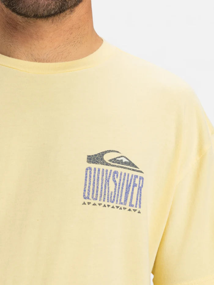 Remera Quiksilver GH QS World Force Amarillo Pastel