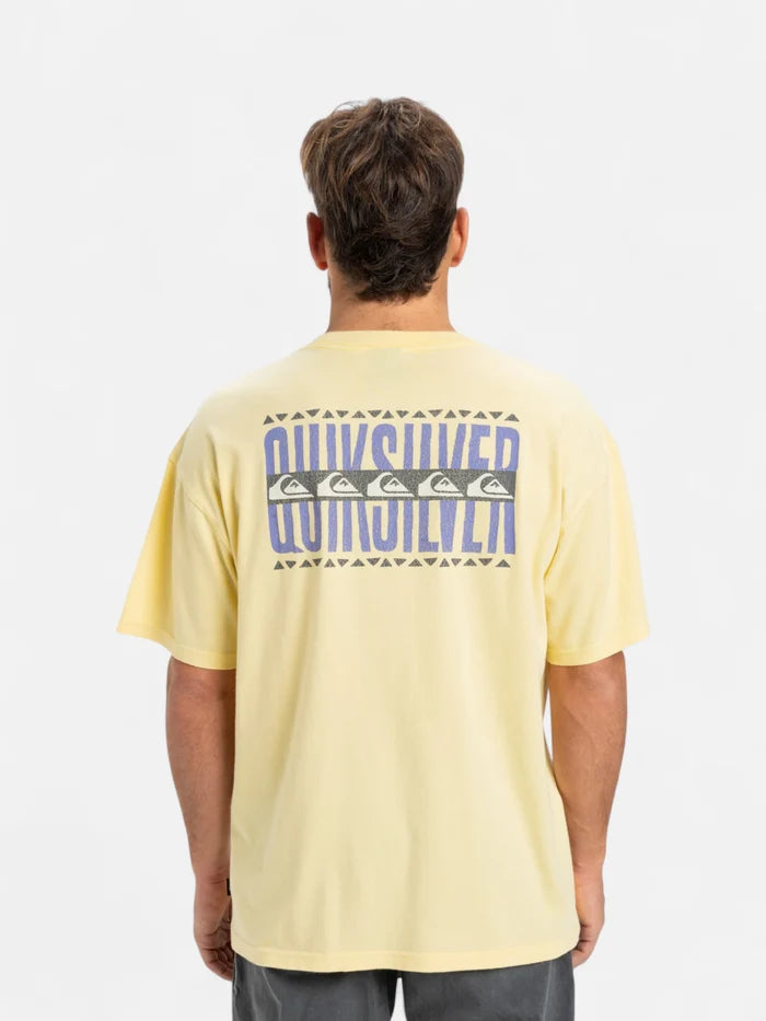 Remera Quiksilver GH QS World Force Amarillo Pastel