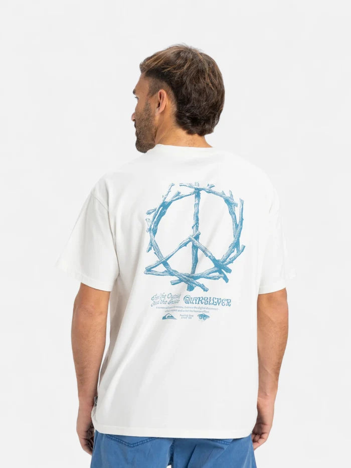 Remera Quiksilver Tree Connection Blanco