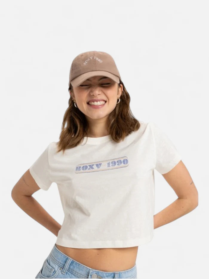 Remera Roxy Mujer Magic Swell Crop Crudo